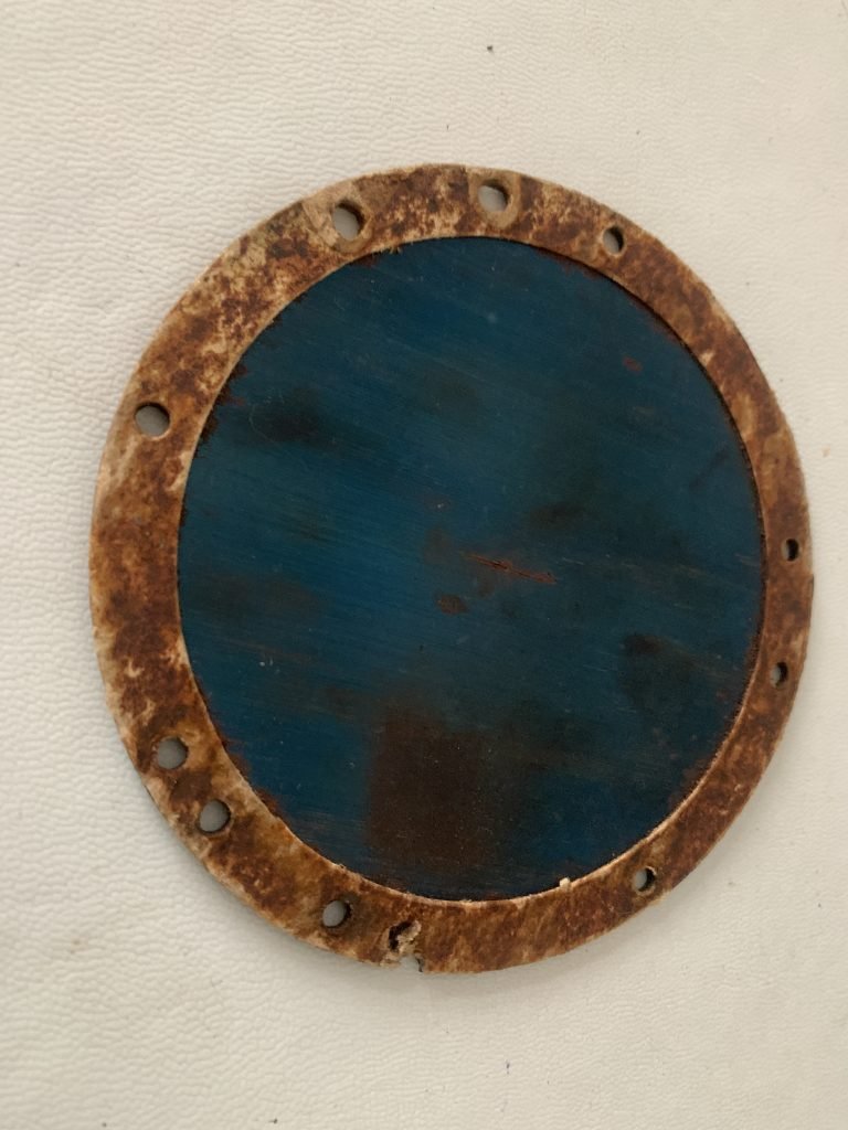 Before the cleaning and replacement of the Diaphragm Rist Horn repairs  for the Austin Seven Clubs